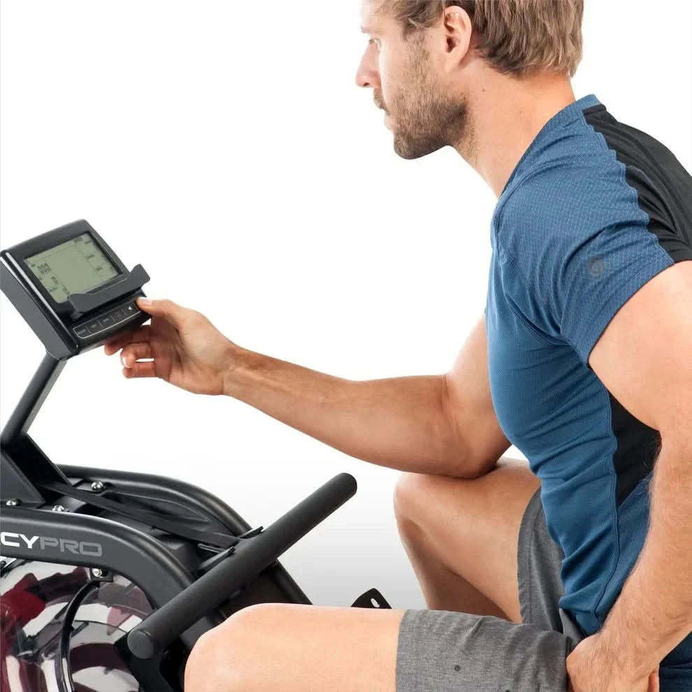 Marcy NS-6023RW Water Rowing Machine Rower Foldable LCD Monitor Home Gym Cardio