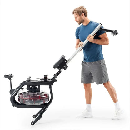 Marcy NS-6023RW Water Rowing Machine Rower Foldable LCD Monitor Home Gym Cardio